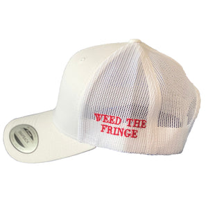 Limited Edition Weed The Fringe White Trucker Hat